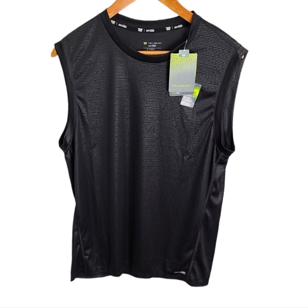 Tek Gear‎ Men's Black Tank Top Size Medium New